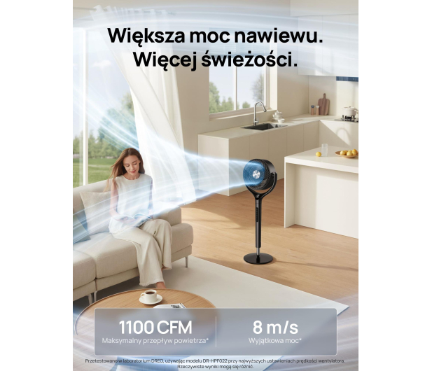 DREO Wentylator TurboPoly™ Fan 362 - 1519067 - zdjęcie 5